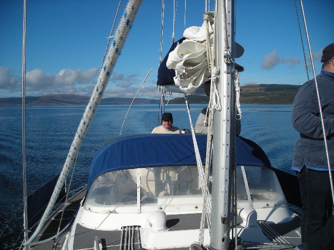 Pete on the helm