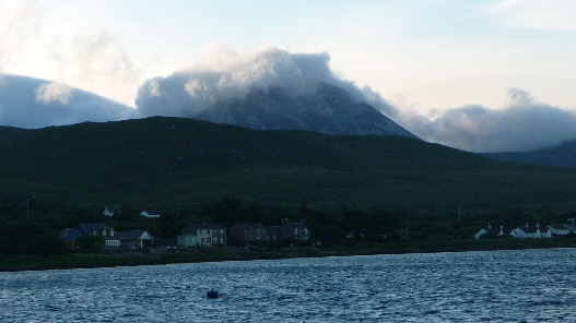 The Paps with cloud cover