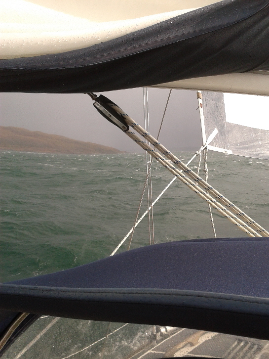 Sailing along in the rain