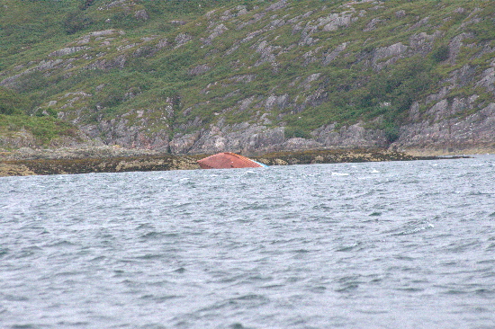 New wreck in the Sound of Mull